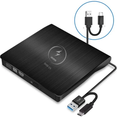 Alfalink AL-DVD15 USB 3.0 Ultra Slim Taşınabilir DVD Rw Optik