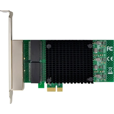 Open Smart 4 Port Intel 82571EB-T4 1gbe Pcıe X1 Ethernet Kart -