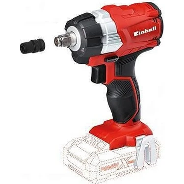 Einhell Professional Akülü Darbeli Somun Sıkma TP-CW 18 Li BL Solo Power X-Change (18 V, 215 Nm,