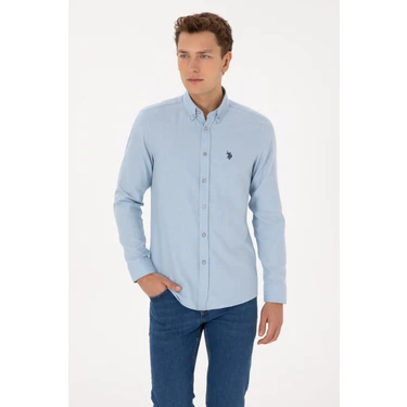 U.s. Polo Assn. Erkek Açık Mavi Gömlek Basic