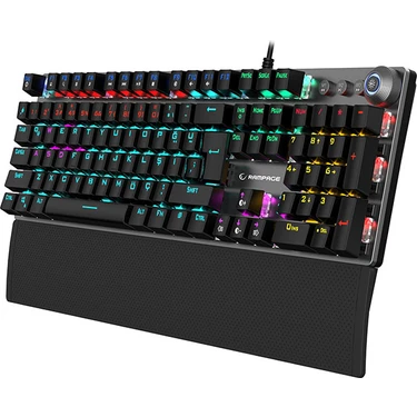 Rampage KB-R28 Blade Plus Tam Türkçe Kırmızı Switch Mekanik Klavye Oyuncu