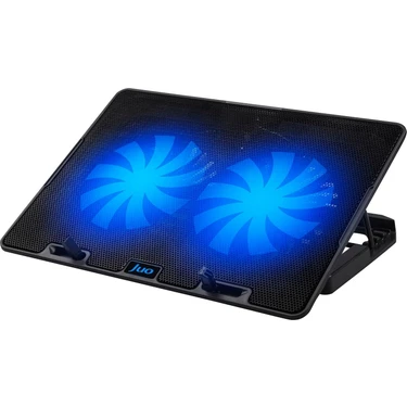 Juo Windy LED Aydınlatmalı Notebook Soğutucu 10-15.6 inç Uyumlu İki Fanlı Ayarlanabilir