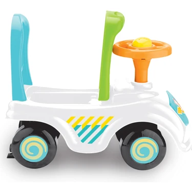 Baby Toys Mavi Pedallı Bebek Aracı - İlk Arabam, Kornalı ve Bagajlı, 2-4 Yaş Arası Çocuklar için