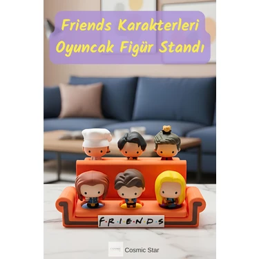 Cosmic Store Friends Ikonik Turuncu Koltuk Tasarım Stand - Mc Donalds Friends Karakterleri Oyuncak