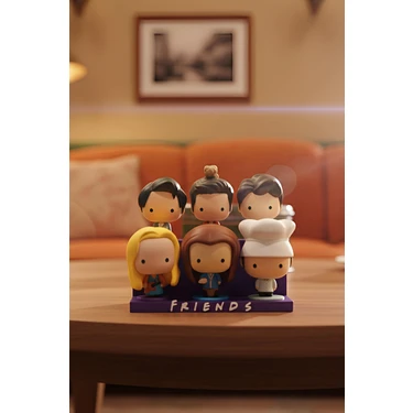 Cosmic Store Friends Figür Özel Tasarım Stand - Mc Donalds Friends Karakterleri Oyuncak Figür