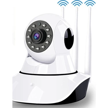 Mesro Wi-Fi Kablosuz Cmr5 Ip Güvenlik ve Bebek Kamerası 360 Derece 3