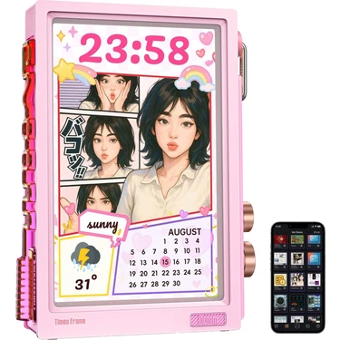 Divoom Times Frame 10.1 Akıllı Kişiselleştirilebilir Dijital Çerçeve, 64GB