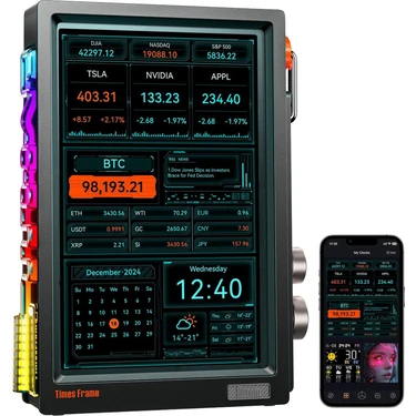 Divoom Times Frame 10.1 Akıllı Kişiselleştirilebilir Dijital Çerçeve, 64GB