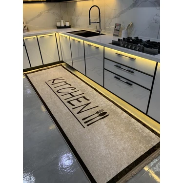 Brillant Baiter Model Lateks Deri Taban Saçaklı Mutfak
