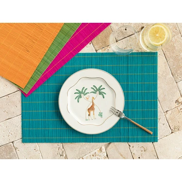English Home Farleg Bambu 4'lü Amerikan Servis 45 x 30 cm
