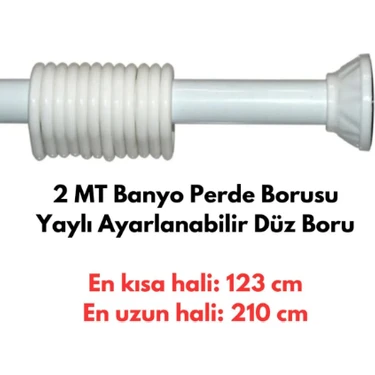 Tropik Home Banyo Duş Perde Borusu