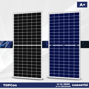 Alfa Solar 620W Güneş Paneli Topcon Bifacial Çift