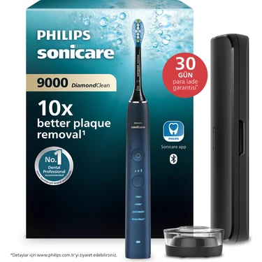 Philips Sonicare Diamond Clean Şarjlı Diş Fırçası, 4 Mod, Sonicare App, Seyahat Kabı,