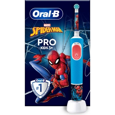 Oral-B Vitality Pro Spiderman Özel Seri Çocuklar İçin Şarj Edilebilir Diş