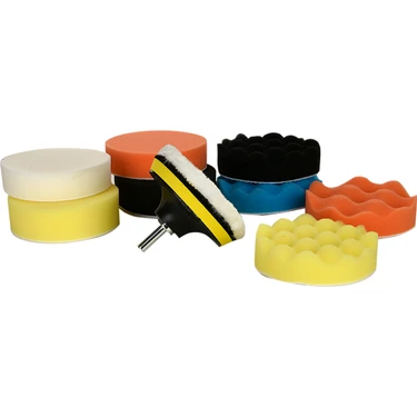 Merttools Pasta Cila Polisaj Sünger Pedi Seti 115MM Oto Parlatma 11