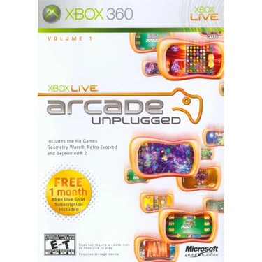 Konsol Oyun Arcade Unplugged Volume 1 Ikinci El Xbox 360