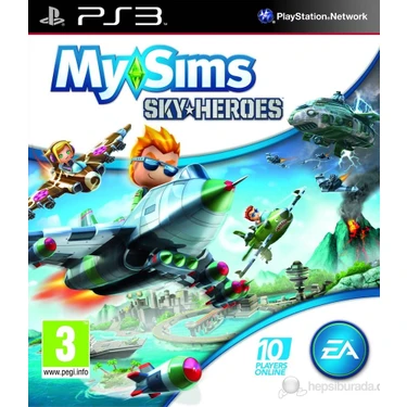 Konsol Oyun My Sims Sky Heroes Ikinci El Ps3