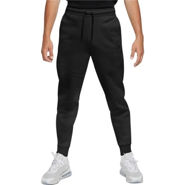 Nike M Nsw Tch Flc Jggr Erkek Siyah Eşofman Altı -