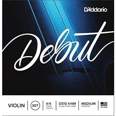 D'addario D310 Debut Takım 4/4 Keman Teli