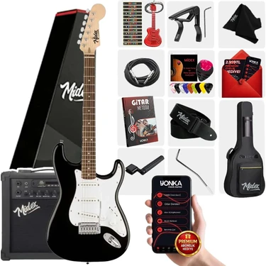 Midex RPH-30WB-25AMP Gül Klavye SSS 25W Amfili Elektro Gitar
