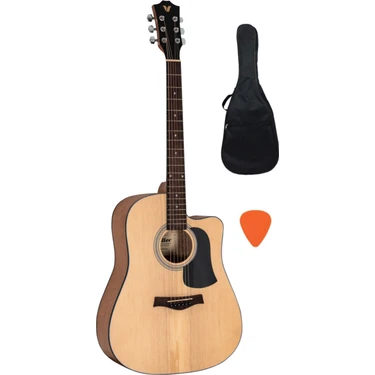 Valler AG240 NA Akustik Gitar (Kılıf ve Pena