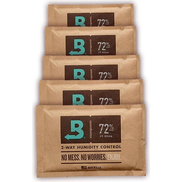Boveda 72 60G Humidor Puro Kutusu Nemlendirici 5li Eco