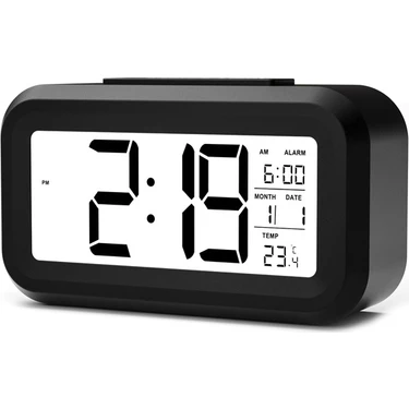 Kadio Dijital Masa Saati Ay Gün Derece Saat Alarm Sensör