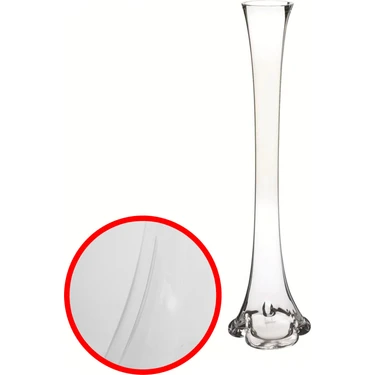 Lilac Home 40 cm Boyutunda Outlet Fil Ayağı Cam