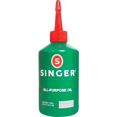 Singer Dikiş Makinesi Yağı 100 ml Kolay Kullanım için Plastik Şişe Uzun Süreli