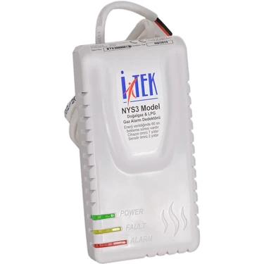 EC Shop Itek Doğalgaz Alarm Cihazı Nys-3 Model Gaz Dedektörü,