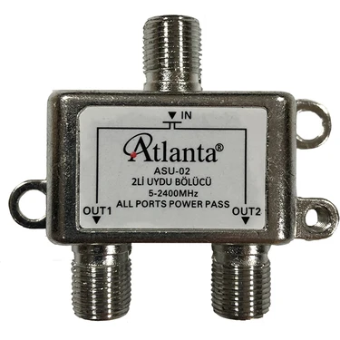 Atlanta ASU-02 1/2 2li Uydu Bölücü Splitter 5-2400