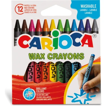 Carioca Wax Yıkanabilir Pastel Boya Kalemi