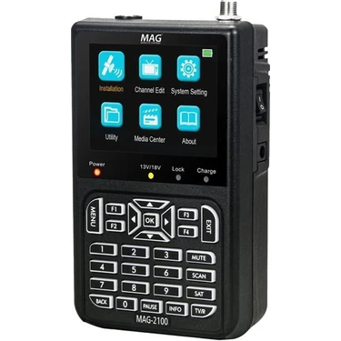 Mag MAG-2100 3.5'' Dvb-S/s2 LCD Ekran Görüntülü Hd Uydu Yön Sinyal