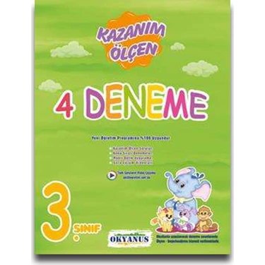 Okyanus Yayınları Kazanım Ölçen 4 Deneme 3.