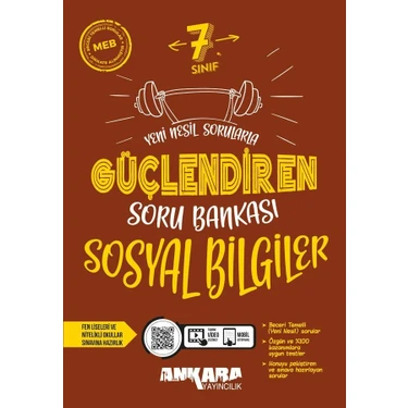 Ankara Yayıncılık  7. Sınıf Sosyal Bilgiler Güçlendiren Soru