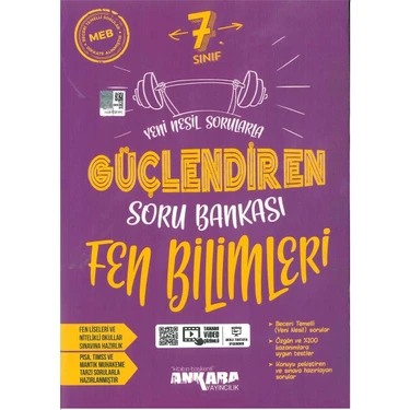 Ankara Yayıncılık 7. Sınıf Fen Bilimleri Güçlendiren Soru Bankası LGS'ye Hazırlık