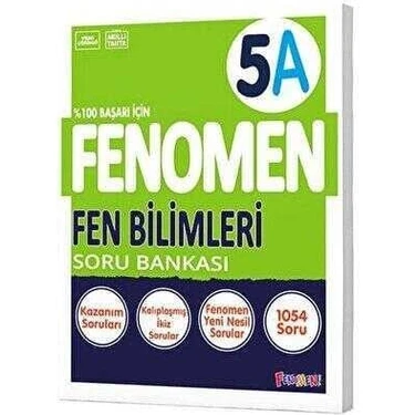 Fenomen Yayıncılık Fenomen Yayınları 5. Sınıf Fen Bilimleri A Soru Bankası Üniversite Hazırlık İçin