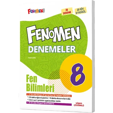 Gama Yayınları Fenomen Yayıncılık 8. Sınıf Fen Bilimleri