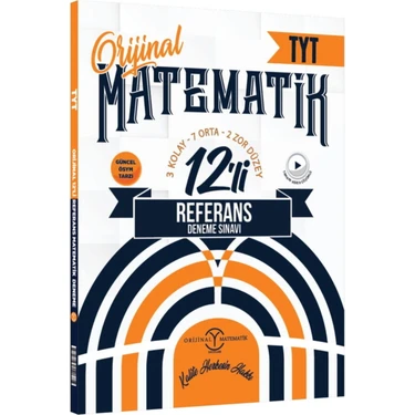 Orijinal Yayınları Orijinal Tyt Dnm 12Lİ Referans Matematik -