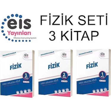 Eis Yayınları Eis Yks Daf Fizik 1-2-3 Set (3 Kitap) Yeni Mavi Seri Ders Anlatım