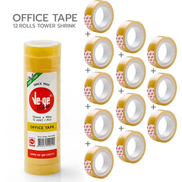 Ve-Ge Bant Para Bandı 12 mm x 10 mt 12Li