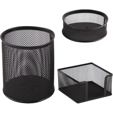 Südor Metal Masa Üstü Tel Set 3 Lü - Siyah -