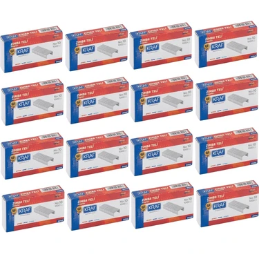 Kraf 225G Küçük Boy Zımba Teli No.10 (16'lı
