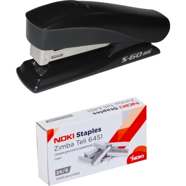 STD S-60 24/6 Zımba Makinesi ve 1000'li Zımba Teli Seti – Dayanıklı, Ergonomik ve Pratik Ofis