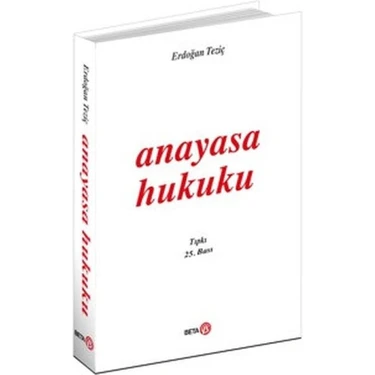 SHC4200 Anayasa Hukuku (Erdoğan