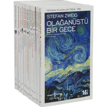 Stefan Zweıg Kitapları  17 Kitap Seti Türkçe Edebiyat 1424