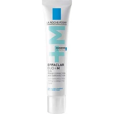 La Roche-Posay Effaclar Duo+M Nemlendirici Krem - Tüm Cilt Tipleri İçin Hafif Formül, 40 ml, Günlük