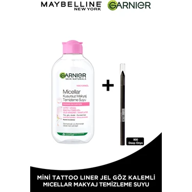 Garnier Micellar Kusursuz Makyaj Temizleme Suyu 200ml + Tattoo Liner Gel Pencil Göz Kalemi