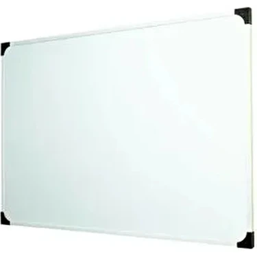 Neon Beyaz Duvara Monte Okul Yazı Tahtası 80x100 Ebatlarında Pratik Kullanım İçin