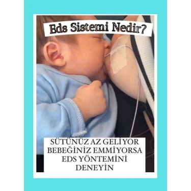 Bıçakcılar Emzirme Destek Sistemi No:5 Beslenme Sondası Gri EDS sabitleme Bant ve kilitli